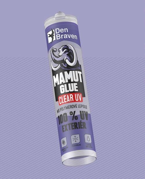 Den Braven  MAMUT GLUE Clear UV exterier 290 ml