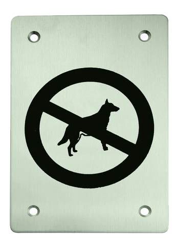 Označení zákaz vodit psy piktogram