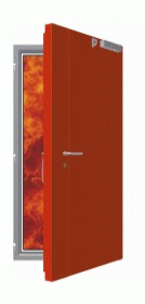 Protipožární dveře ocelové D1 EW60